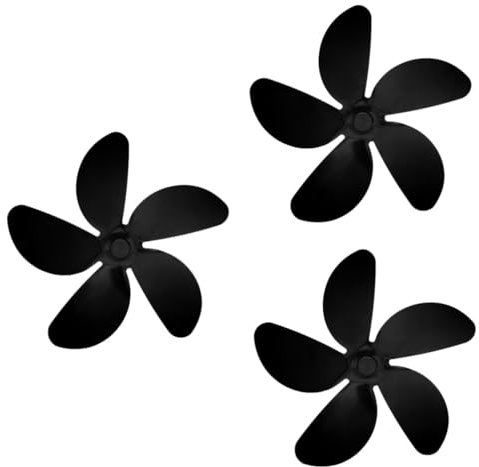 ABOOFAN 3st Lüfterblätter Für Kamine Lüfter-ersatzteil Warmluftgebläse Ersatzlüfter Kaminventilator Reparieren Lüfterversorgung Aluminiumlegierung Ventilatorflügel Herd