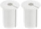 2PCS Starlink Kabelführungsset für 2.5 cm Wandloch und Möbeldrahtloch,Wandbuchse Zubehör für Starlink-Kabel,Silikon- Wanddurchführung für Starlink Ethernet Kabeldurchführung (Weiß)