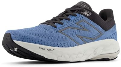 New Balance Men's Fresh Foam X 860 V14 Running Shoe, Blue Laguna/Black Cement/Grey Matter, 47.5 EU