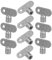 KITANDOVE Square Radiator Keys Radiator Lockshield Valve Key Utility Metal Water 10pcs Pack