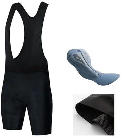 Fahrradhose Herren Gepolstert Fahrradsitzkissen Herren Radhose Trägerhose Sommer Mountainbike Trägerhose 8H Gepolsterte Atmungsaktive Schnelltrocknende MTB Hose Fahrradhose(Cycling pants 1,XS)