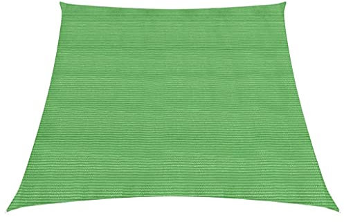 Voile d'ombrage en polyéthylène haute densité pour pelouse et jardin, vie extérieure, parasols et parasols, 160 g/m², vert clair, 3/4x3 m