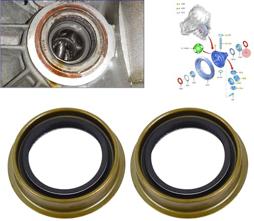 INLY 2 Tlg Getriebe-Antriebswellen-Öldichtungslager Antriebswellen Simmering kompatibel mit Fiesta Focus Kuga Mondeo Galaxy Transit Connect Transit B-Max C-Max C30 C70 S40 S60 S80 1543933