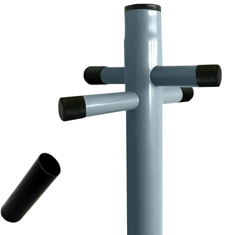 Crystals Washing Line Post – Heavy-Duty Outdoor Galvanised Extendable Clothes Drying Pole with Ground Socket, Weather-Resistant & Sturdy Laundry Support for Garden Use – Grey (Single Pole)