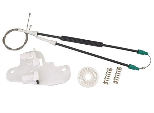 M MODECAR Fensterheber Reparatursatz hinten Links, kompatibel mit Peugeot 407 Limousine und SW Kombi, Elektrisch, Baujahre 2004–2011