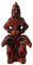 Nordischer Donnergott Thor Figur – Holz-Finish