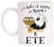 MardeTé ¿A Quién le Gusta la Siesta? a ETE. Divertida Taza E.T. para Desayuno o Mejor para Levantarse de la Siesta