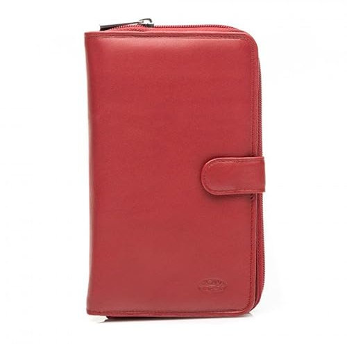 Katana - Portefeuille Compagnon en Cuir - Rouge -