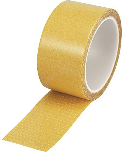 TOOLCRAFT 9027-500/10M 1564023 Doppelseitiges Klebeband, transparent, 10 m x 50 mm, 1 Stück