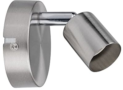 Paulmann 66743 Spotlight Carolina 1-flammig Spot ohne Leuchtmittel Deckenlampe max. 1x10 Watt Nickel matt Metall GU10 Deckenstrahler