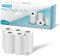 Ushining 5 Rollos de Papel de impresión para cámara Infantil, impresión instantánea, Papel térmico, Recambio (Longitud: 23,95 pies y Anchura: 2,28 Pulgadas)