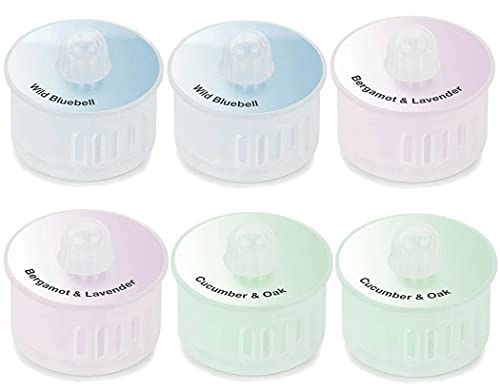 Chuancheng Duftkapsel-Lufterfrischer für Ecovacs Deebot T9, T9 Max, T9, Power, T9, AIVI, T10 X1 Plus Zubehör, 6 Stück