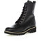 Gabor Damen Combat Boots, Frauen Stiefeletten,Wechselfußbett,Moderate Mehrweite (G),Lammfell,Kurzstiefel,schwarz,40 EU / 6.5 UK