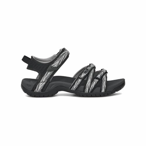Teva Women's W Tirra, Palms Black/White, UK 3