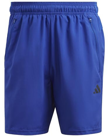 adidas Herren Train Essentials Woven Training Shorts, Lucid Blue/Black, S 9 inch