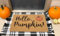 HilyBony Hello-Pumpkin Coir-Doormat for Outdoor-Entrance Halloween-Door-Mat with Non-Slip Backing Home Decor(30 x 17 Inches)