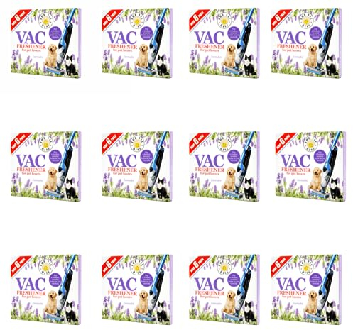 UTIZ 12 X Pack Vac 72 Vac Fresheners Lavender Extra Strength Powerful Scent For All Vacuum Hoover Handheld Bagless And Bagged Cleaners Pet Lovers (12 x 6 PACK)