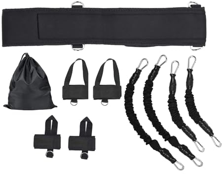 Baoblaze Boxing Resistance Bands Exercise Bands Adjustable Waist Strap Workout Band for Agility Resistance Training Mma