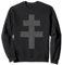 Das Kreuz Von Lothringen v3 vintage - Gotische Kunst Sweatshirt