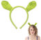 ZSRVAJ Ohren für Shrek, Grünes Stirnband, Halloween Stirnband Cosplay Kostüm Stirnband Halloween Weihnachten Party Stirnband Tierohren Stirnband