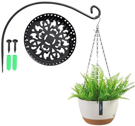 Jardinera para colgar con riego automático | Jardineras para exteriores – Macetas de riego automático para plantas de jardín para exteriores