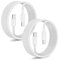 TLC Câble USB C 60W Charge Rapide Nylon Tressé, 1M, Lot de 2, Blanc, Compatible avec iPhone 16/15, Samsung, Huawei, Xiaomi, MacBook, iPad, etc.