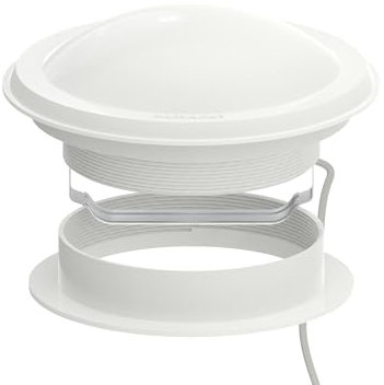 plikc Oblò sfiatatoio per Camper, Caravan e roulotte (Ghiera Alta 60mm e Ventola 12V)