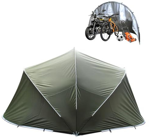 YSMSMZJK Garage Moto per Esterno Pieghevole E Facile da Riporre Box Biciclette Proteggi da Vento,Pioggia,Neve,Polvere Box Biciclette Garage Moto