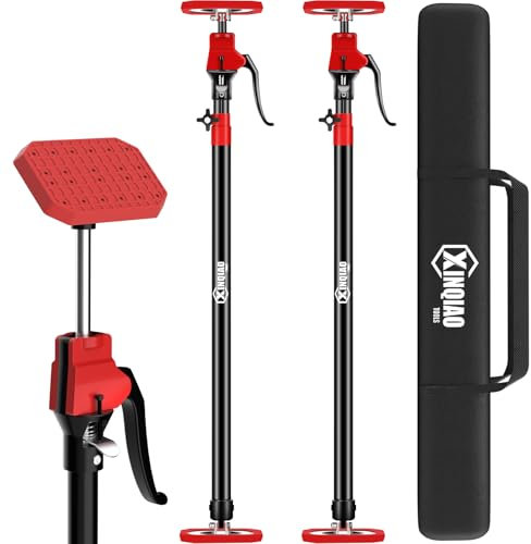 XINQIAO Montagestütze für die Schrankmontage, Schwerlast-Deckenstütze mit Verstellbarer Teleskopstange von 125 cm bis 290 cm, 2 Stück