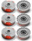 Replacement Strimmer Wire Compatible with Flymo FLY021, Mellbree 6PCS Strimmer Spool Line Compatible with FLY021/513937190 Mini Trim Power Trim Contour