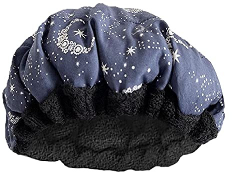 Deep Conditioning Heat Cap, Hair Care Heated Cap, Natural Flaxseed Hair Heat Cap, Microwavable Heat Cap, for All Hair Types