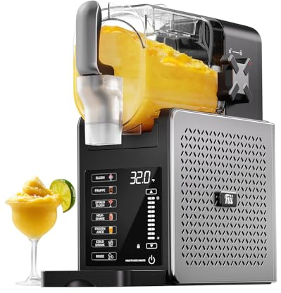 Fiii 2-in-1 Slushie & Soft Serve Machine 92 oz, 6 Presets, No Ice Needed