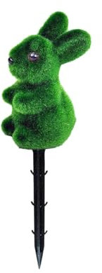 Generisch Deko-Osterhase Moos, Styropor Hase mit Kunst-Gras Überzogen, Frühling künstliche Moos Hase für Ostern, Garten und Zimmer Koration Deko Frühlingsdeko Wohnzimmer Tischdeko