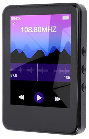 Garsent Lettore MP4, Lettore Musicale Touch Screen HD Bluetooth con Fotocamera, Video, Immagini, Radio, Libro Elettronico, Altoparlante, Calcolatrice, Lettore MP4 Portatile con qualità