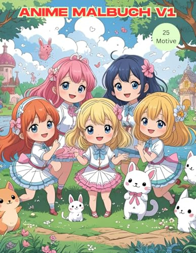 Malbuch Anime V1