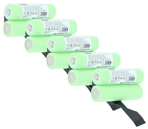 vhbw 5X Akku Ersatz für Demag 773-499-44 | für Industrie-Funkfernsteuerung Fernbedienung (2000 mAh, 2,4 V, NiMH)