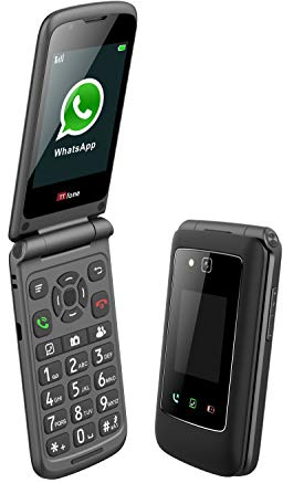 TTfone Titan TT950 Whatsapp Touchscreen Senior Big Button Flip Mobile Phone Vodafone Pay As You Go
