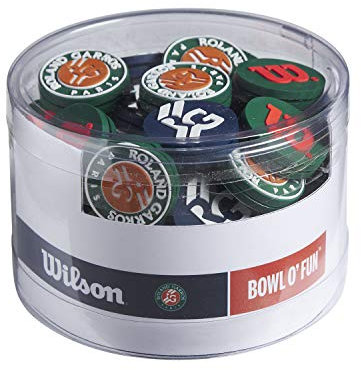Wilson Packung mit 75 Vibrationsdämpfer, Roland Garros Bowl o Fun, WR8401801001