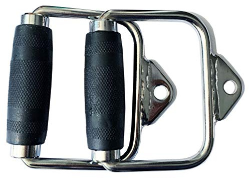 qibylift Premium LATZUG-Griff & Trizepsseil – Doppelter D-Griff & V-förmige Zugstange für Krafttraining, ideal für Kabelzugmaschinen und Kraftstationen | Rudergriff, Kabelzubehör & Gewichtestangen