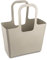 Koziol TASCHE XL robuster Shopper – langlebig standfest wasserdicht pflegeleicht | Einkaufen Büro Reisen Picknick Aufbewahrung (nature desert sand)