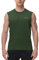 Cakulo Ärmelloses Tanktop für Herren, schnelltrocknend, Strand, Pool, Tech, Laufen, athletische Übung, Muskel-Tanktop, groß und groß, Grün (Army Green), Klein