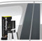 Pellicola protettiva rivestimento del montante B/C esterno per Mercedes Classe B T245/W245 2005-2011 (5 porte, minivan): copertura sinistra/destra anteriore/porta posteriore (design in carbonio)