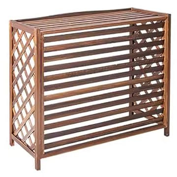 Cubre Aire Acondicionado Exterior Cubierta Para Aire Acondicionado Exterior Cubre Radiador, Rejilla Exterior De Aire Acondicionado, Para Aire Acondicionado ( Color : Carbonized color , Size : 115*54*9