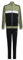 adidas Unisex Kids Essentials 3-Streifen Tiberio Trainingsanzug Tent Green/Black/White 164