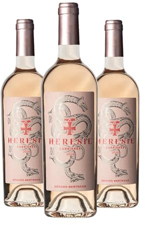 Hérésie vin rosé Corbières 2024 Lot 3 Bouteilles 75cl