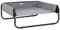 vidaXL Raised Dog Bed Light Grey M Oxford Fabric and Steel