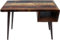 GURU SHOP Vintage Schreibtisch, Couchtisch aus Recyclingholz - Modell 22, Braun, 79x116x59 cm, Schreibtische & Schreibpulte