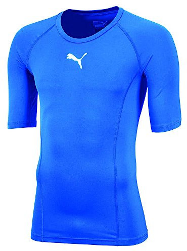 PUMA Men Liga Baselayer Tee Ss Jersey - Electric Blue Lemonade, M