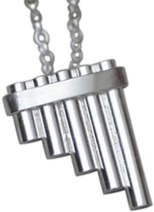 Pan Pipe Necklace Handmade in Solid Sterling Silver