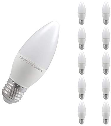Crompton LED Candle Thermal Plastic 5.5W ES E27 Warm White Opal